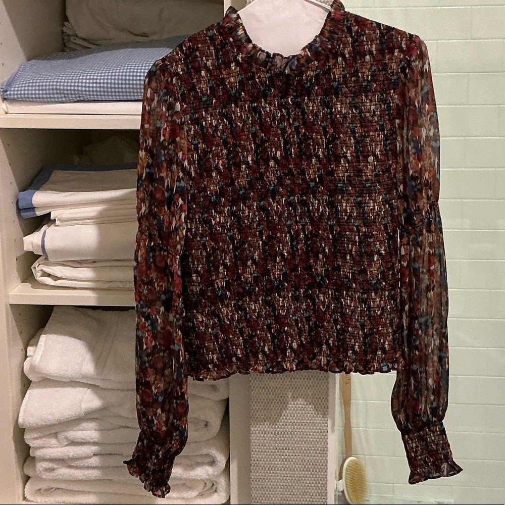 ME+EM Multicolor Floral Blouse